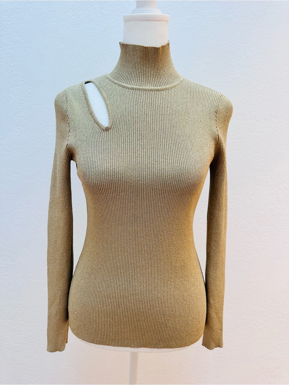 Rachel Roy Gold Glitter Sweater